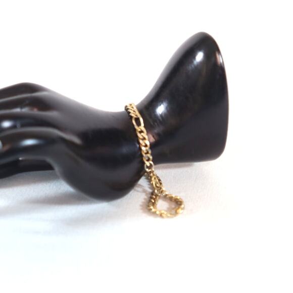 Monet Gold Tone Chain Bracelet Chunky Figaro Links - Picture 1 of 6